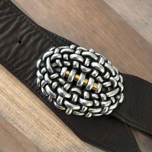 FAHRENHEIT buckle & leather belt